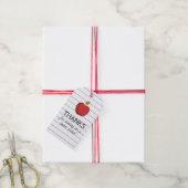 Terug naar School Smart voor Leraar Cookie Favor T Cadeaulabel (Met Touw)
