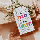 Terug naar school snoepkaart cadeaulabel