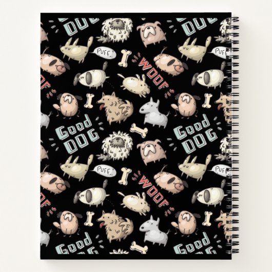 Terug naar school Speelgoed Poodle notitieboek (Achterkant)