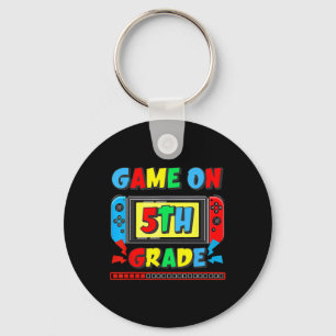 Terug naar school spel is aan 5e klas grappige gam sleutelhanger