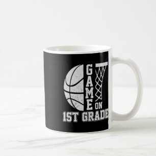 Terug naar school spel op 1st Grade Fun Basketball Koffiemok