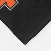 Terug naar school spel op 4e klas leuke basketbal fleece deken (Hoek)