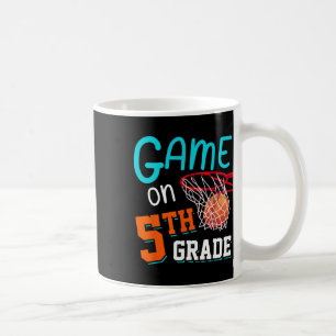 Terug naar school spel op 5th Grade Fun Basketball Koffiemok