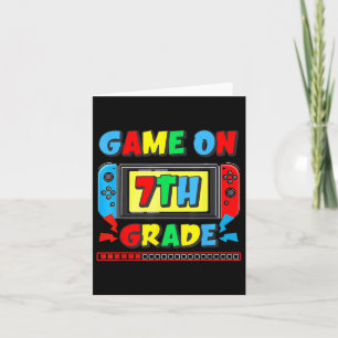 Terug naar school spel op 7e klas grappige gamer K Kaart