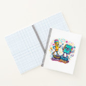 Terug naar school spiraal notebook notitieboek (Binnen)
