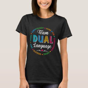 Terug naar school squad studenten schattig tweetal t-shirt