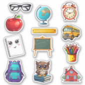 Terug naar School Sticker (Voorkant)
