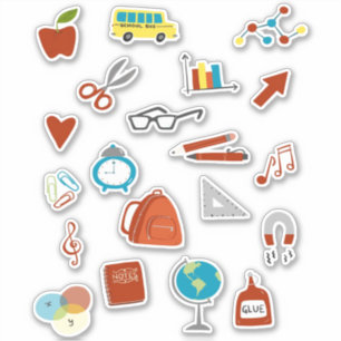 Terug naar School Sticker