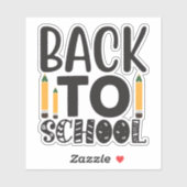 Terug naar School Sticker (Vel)