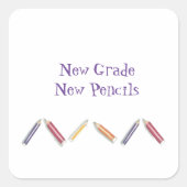 Terug naar school Sticker (Voorkant)