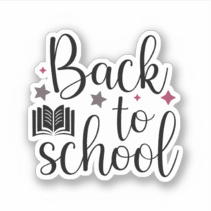 Terug naar school sticker