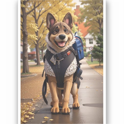 Terug naar School Sticker (Voorkant)