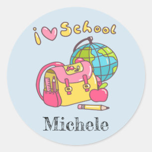 Terug naar school sticker