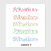 Terug naar school sticker kleurrijk label (Vel)