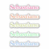 Terug naar school sticker kleurrijk label (Voorkant)