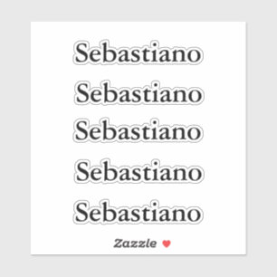 Terug naar school sticker zwarte naam label