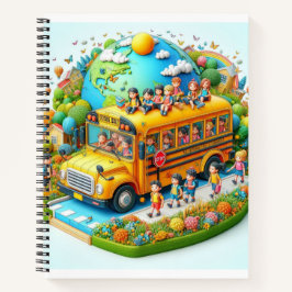 Terug naar school stijl notitieboek