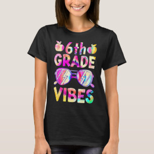 Terug naar school stropdas kleurstof 6e klas Vibes T-shirt