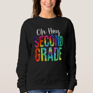 Terug naar school studenten leraar tie dye hey 2e  trui
