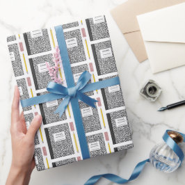 Terug naar School Supplies Eerste Dag Afstuderen Cadeaupapier
