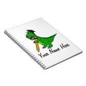 Terug naar school T-Rex Dinosaurus Grappig Leraar Notitieboek (Rechterzijde)