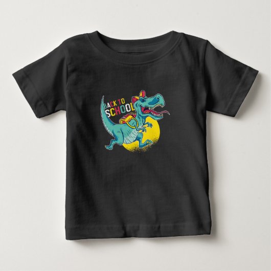 Terug naar school T-Rex met rugzak (Voorkant)