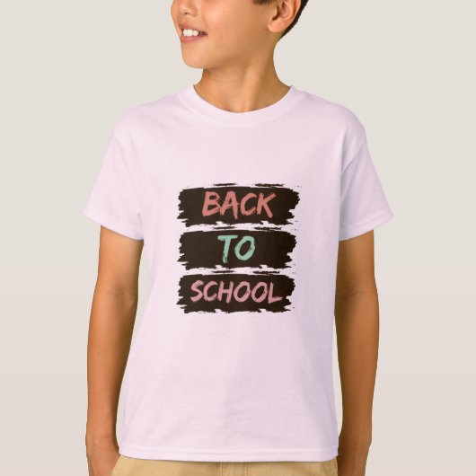 Terug naar school t-shirt (Voorkant)