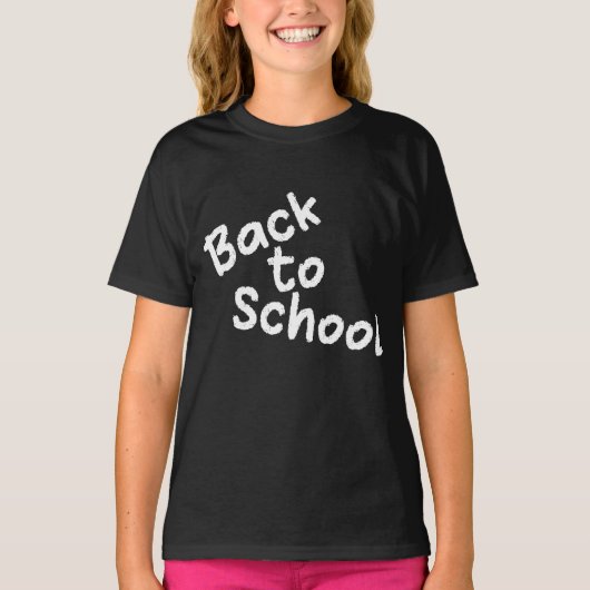 Terug naar School T-shirt (Voorkant)