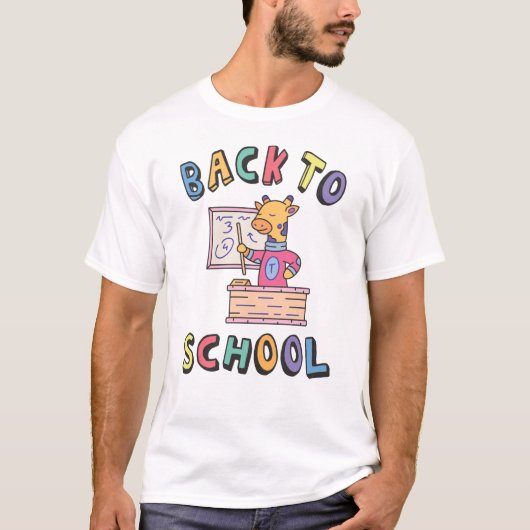 Terug naar school t-shirt (Voorkant)