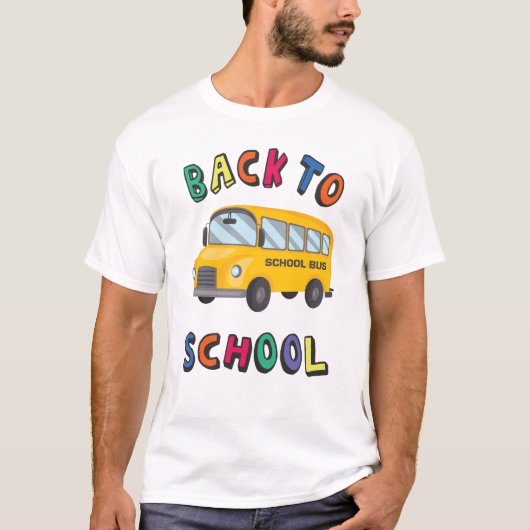 Terug naar school t-shirt (Voorkant)