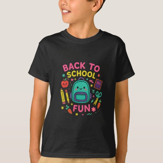 Terug naar school T-shirt (Voorkant)