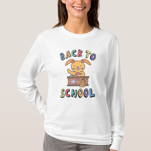 Terug naar school t-shirt (Voorkant)