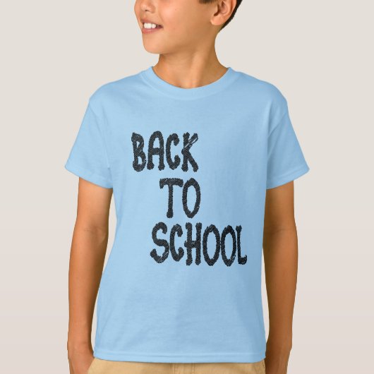 Terug naar school t-shirt (Voorkant)