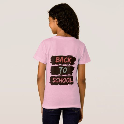 Terug naar school t-shirt (Achterkant volledig)