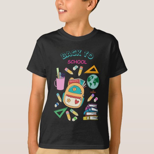 Terug naar school t-shirt (Voorkant)