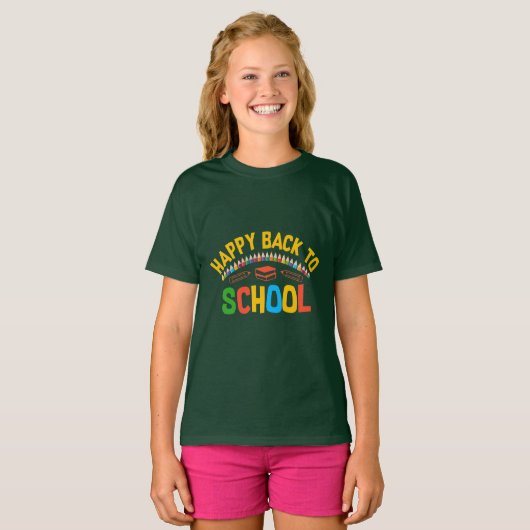 TERUG NAAR SCHOOL T-SHIRT (Voorkant volledig)