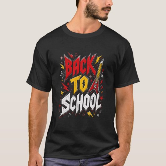 Terug naar school t-shirt (Voorkant)