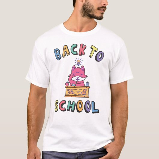 Terug naar school t-shirt (Voorkant)