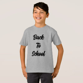 Terug naar school t-shirt