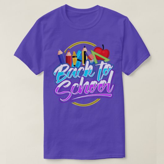 Terug naar school t-shirt (Design voorkant)