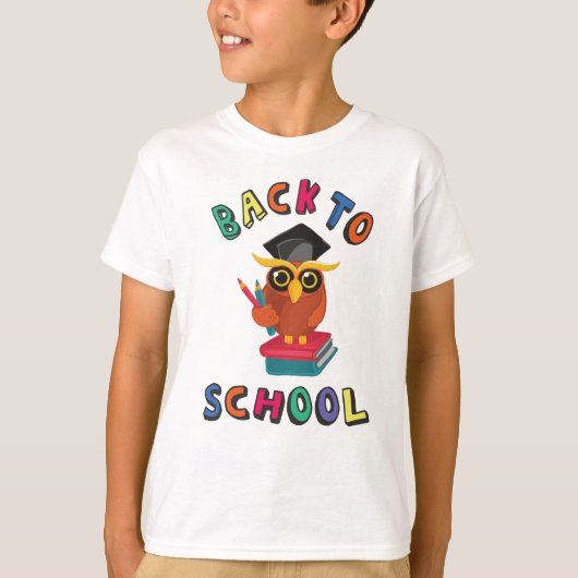 Terug naar school t-shirt (Voorkant)