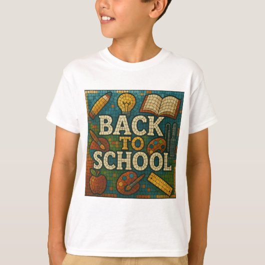 terug naar school t-shirt (Voorkant)
