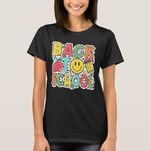 terug naar school t-shirt (Voorkant)
