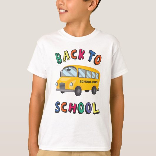 Terug naar school t-shirt (Voorkant)
