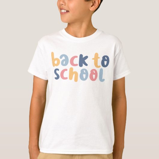 Terug naar School T-shirt (Voorkant)