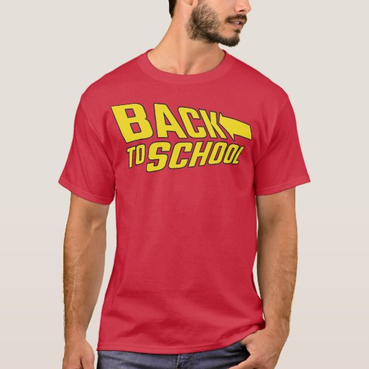 Terug naar school t-shirt (Voorkant)
