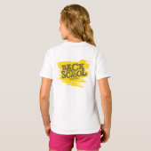 Terug naar school T-shirt - eerste schooldag (Achterkant volledig)
