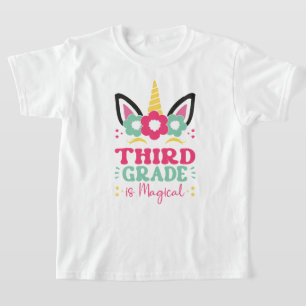 Terug naar school T-shirt Hallo Derde rang eenho
