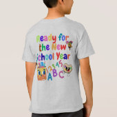 Terug naar School T-shirt hallo | Derdegraads T-sh (Achterkant)
