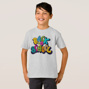 Terug naar School T-shirt hallo Derdegraads T-sh